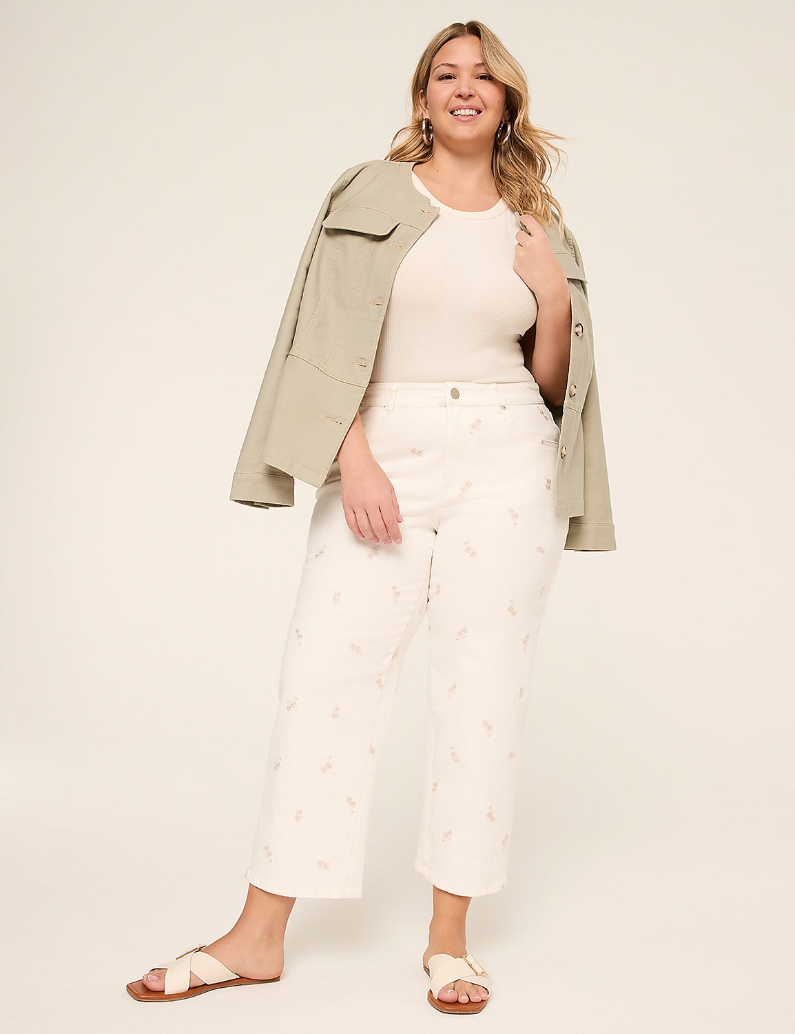 High-Rise Ankle Embroidered Jean Product Image 3