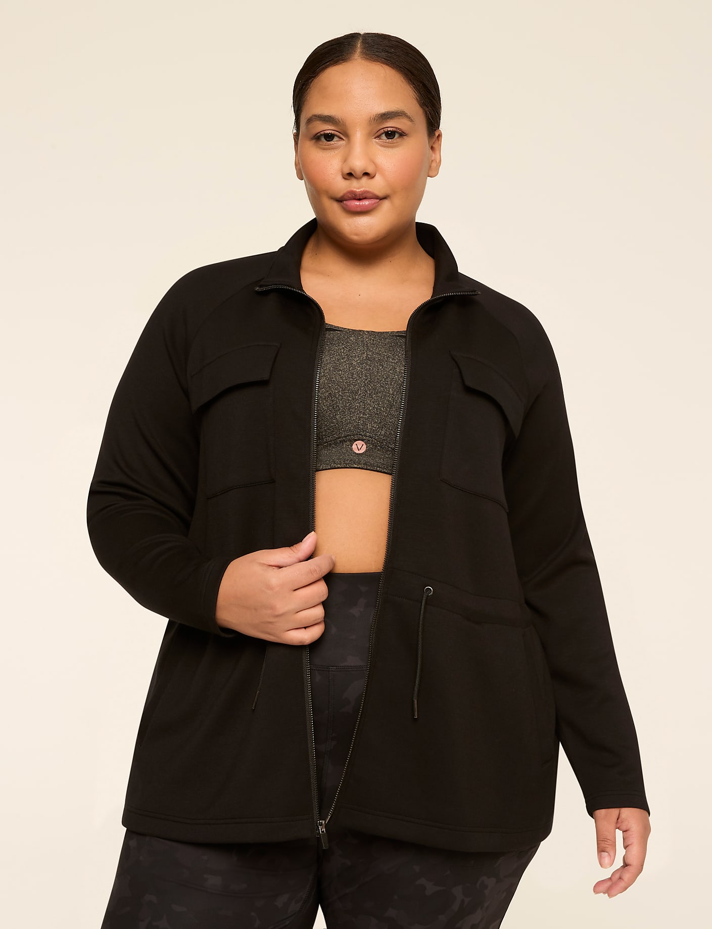 LIVI Journey Zip-Up Cinched Waist Jacket Product Image 6