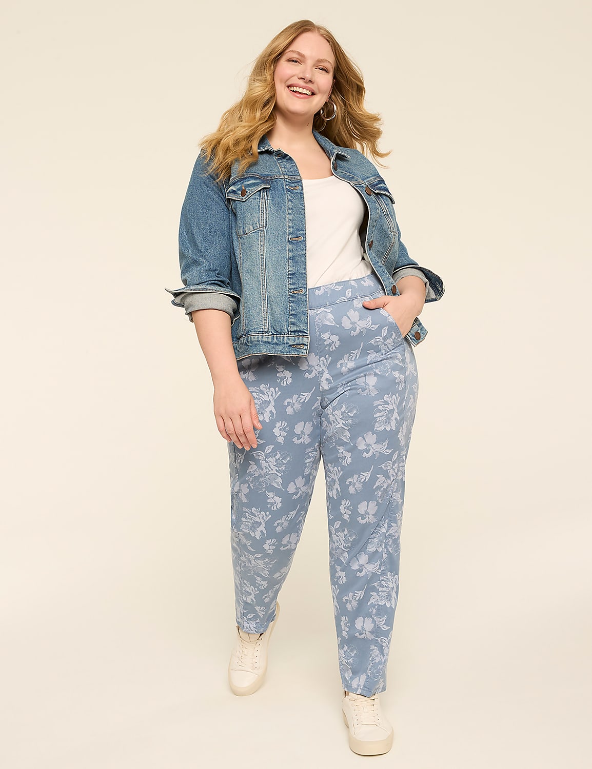 Pull-On Sateen Chino Ankle Pant Product Image 3