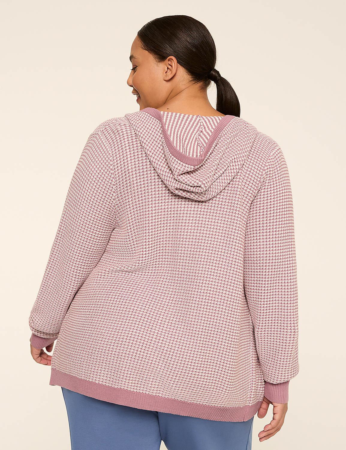 LIVI Long-Sleeve Zip Up Sweater Hoodie Product Image 2