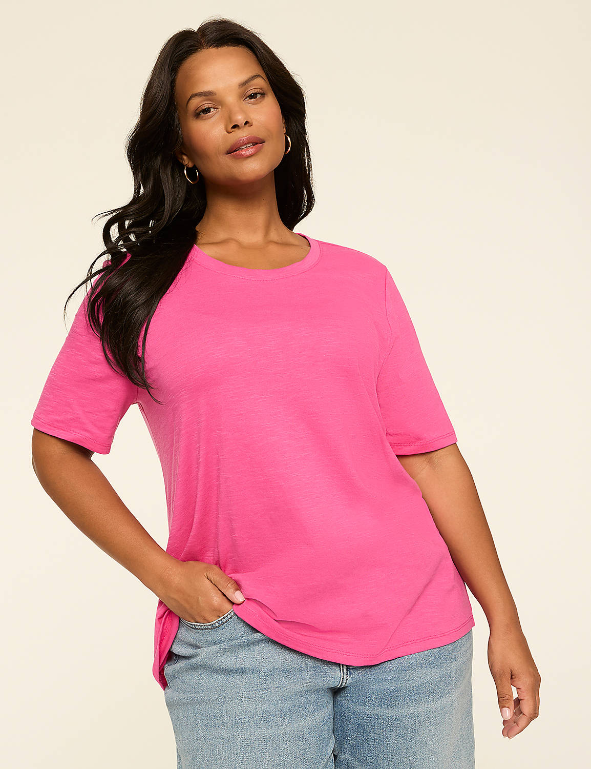 Perfect Sleeve Crew-Neck Tee Product Image 1