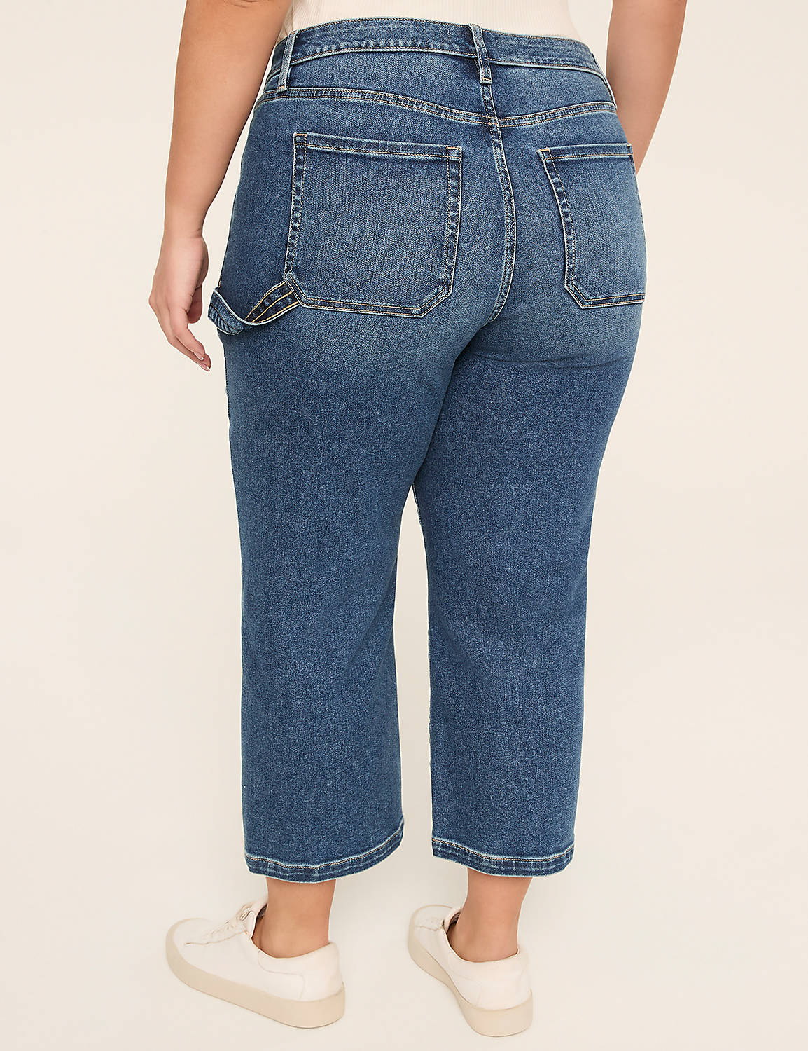 360 Flex Signature Fit Mid-Rise Straight Capri Product Image 2