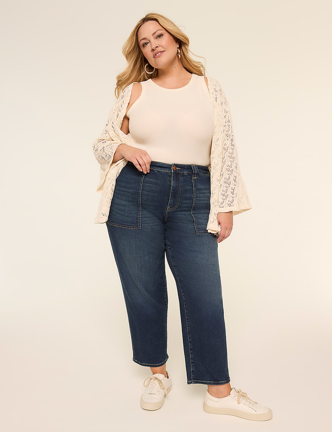 High-Rise Ankle Jean Product Image 3