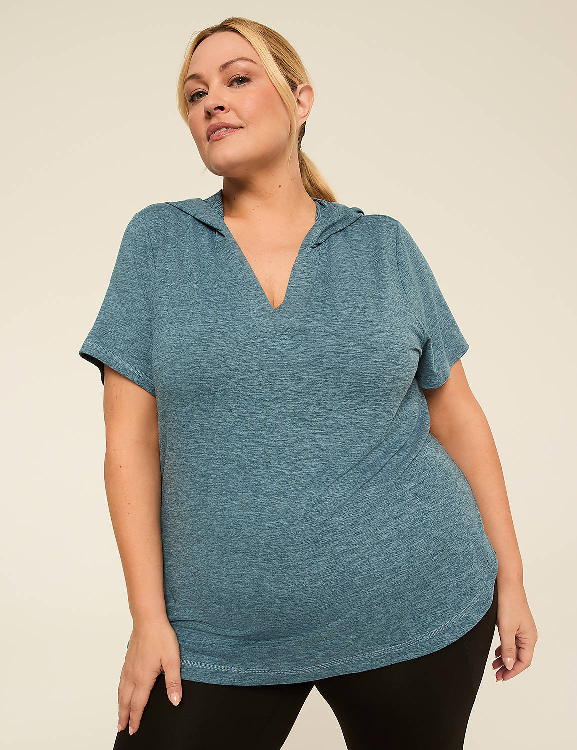 LIVI Soft Short-Sleeve Hoodie Product Image 1