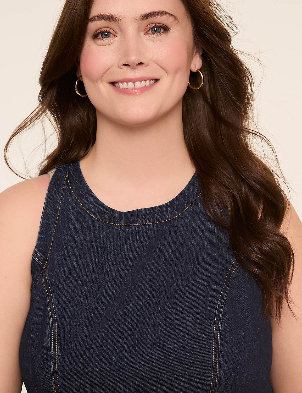 Crew-Neck Midi Dress Product Image 3