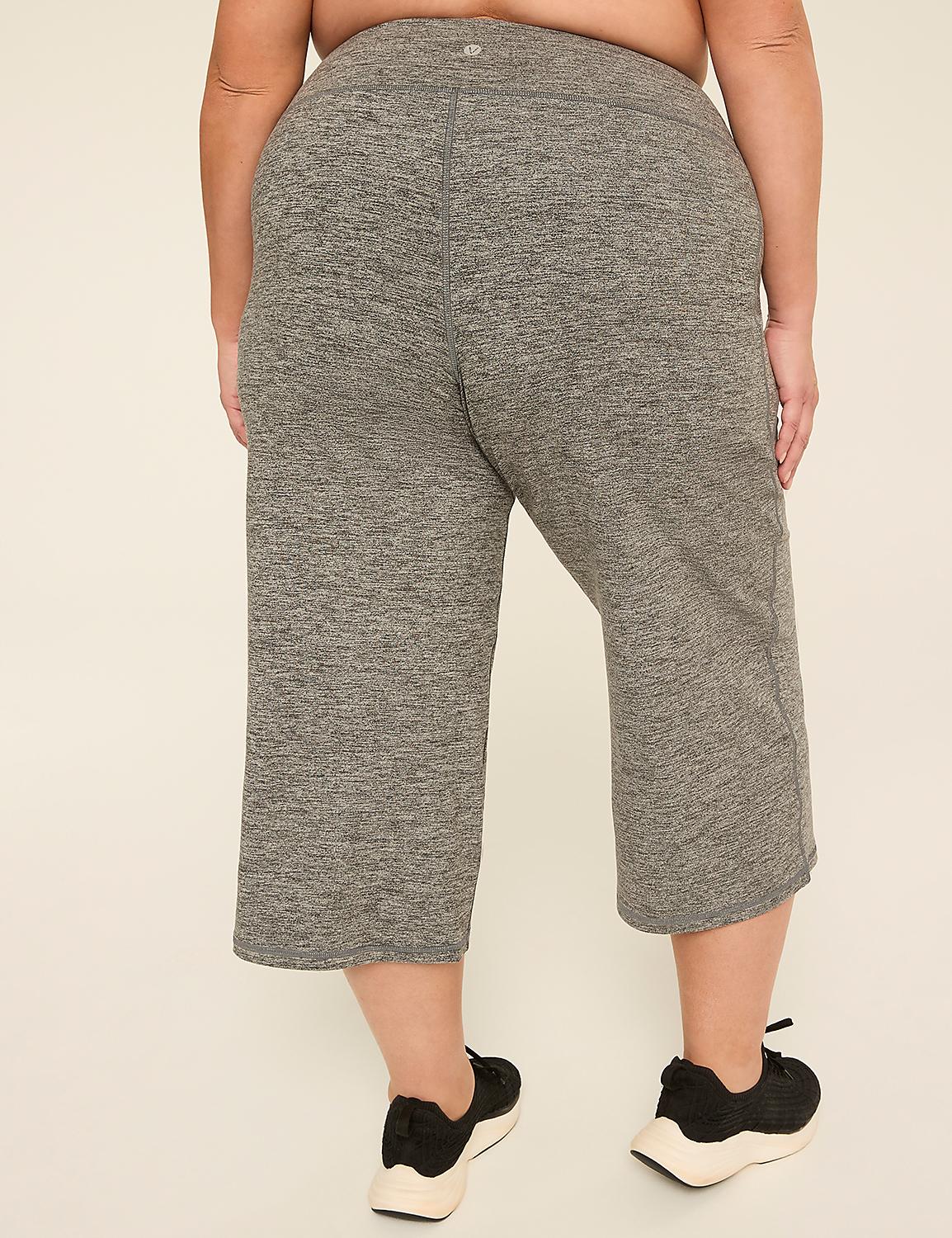 LIVI Soft Marled Wide Leg Crop Pant Product Image 2