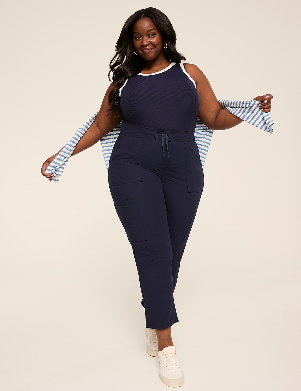 Cargo Capri Pant Product Image 3