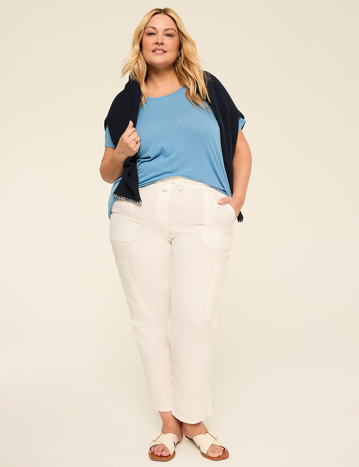 Cargo Capri Pant Product Image 3