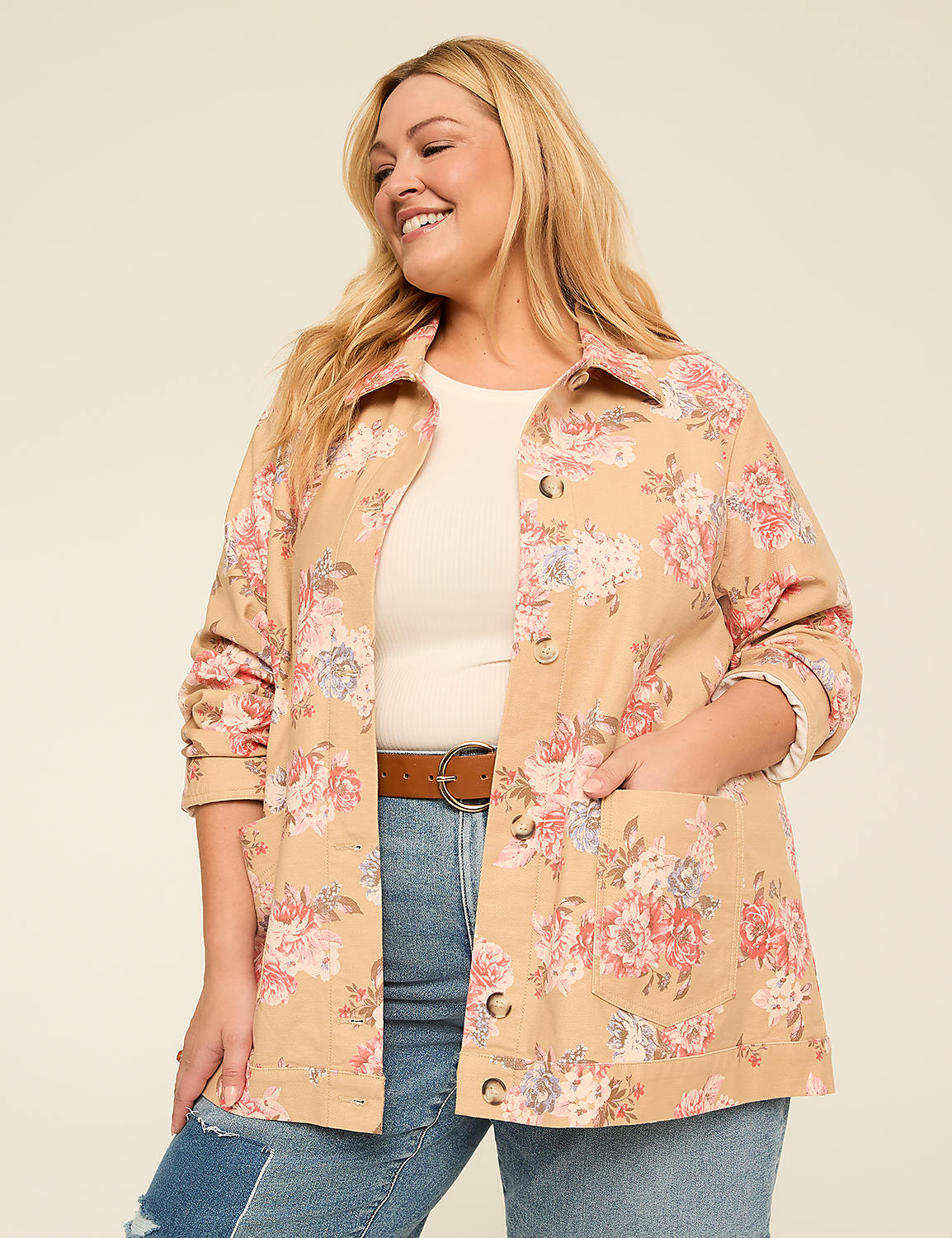 Floral Printed Jacket Product Image 1