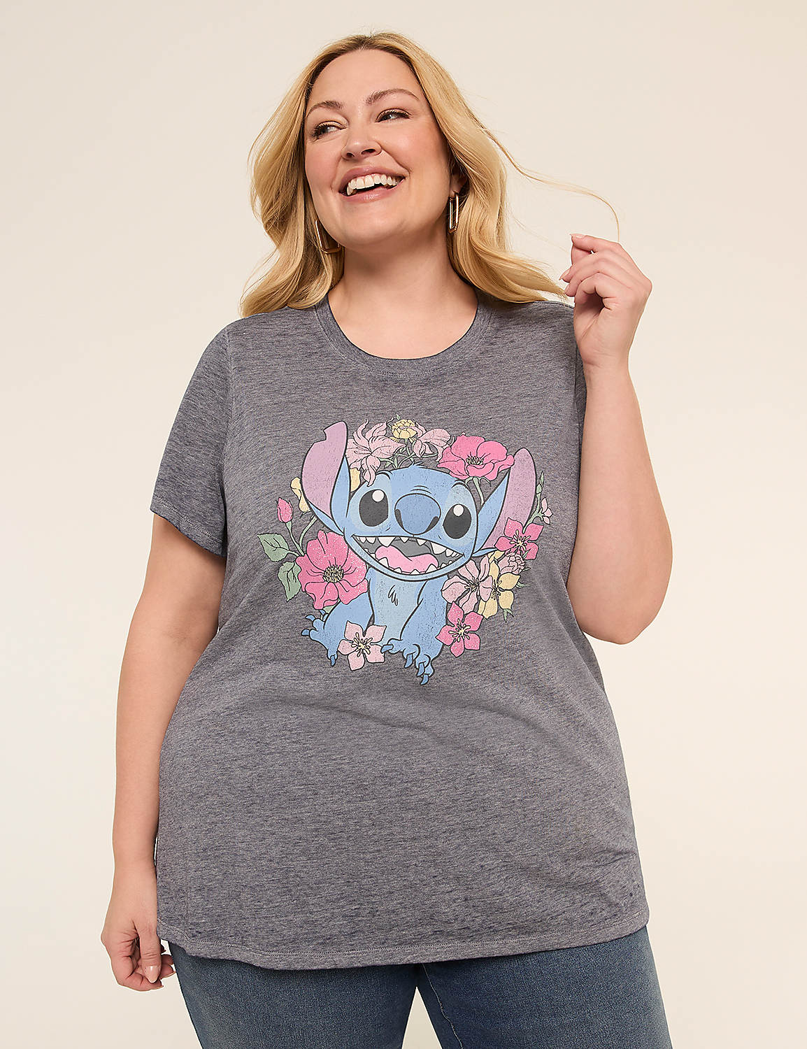 Crew-Neck Stitch Graphic Product Image 1