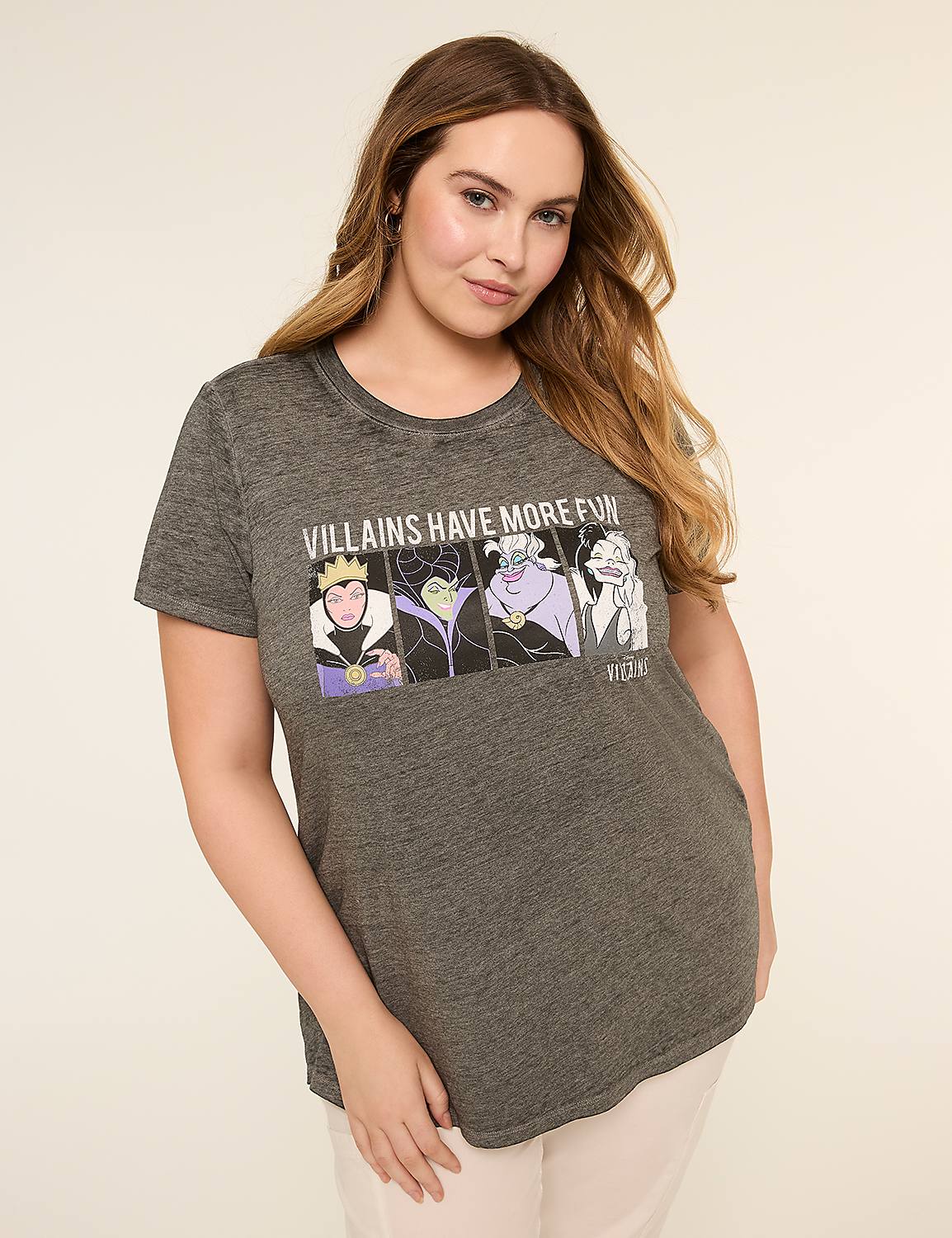 Short-Sleeve Disney Villains Graphic Tee Product Image 1