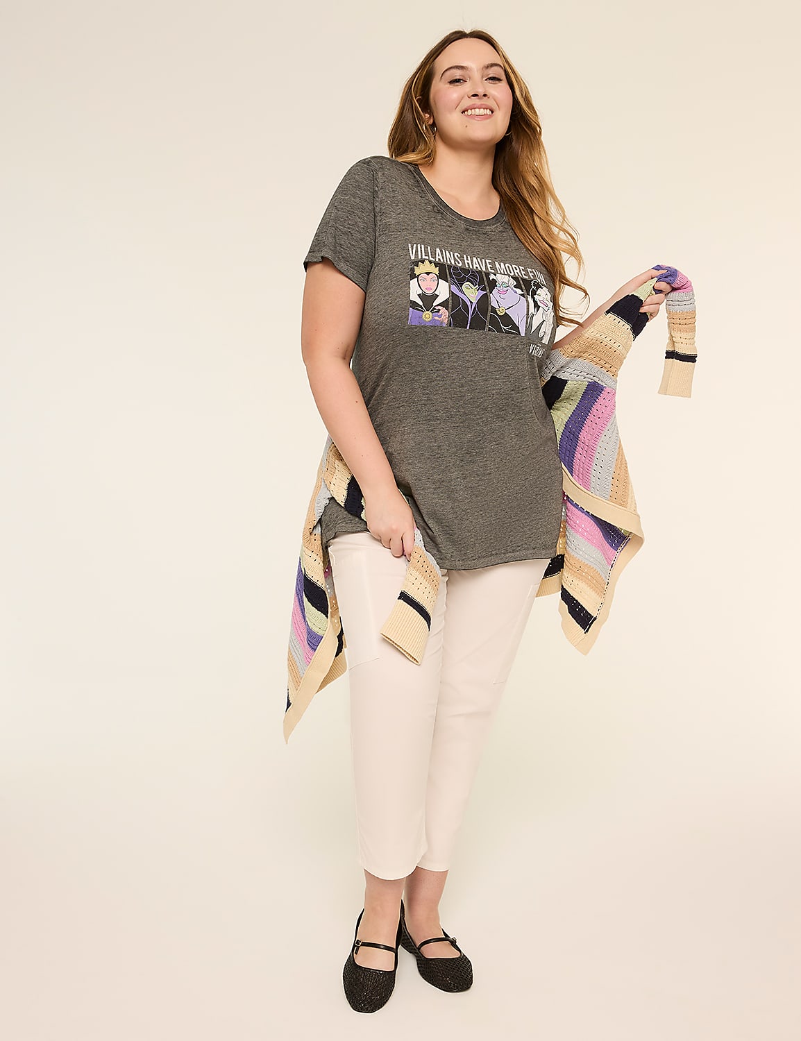 Short-Sleeve Disney Villains Graphic Tee Product Image 3
