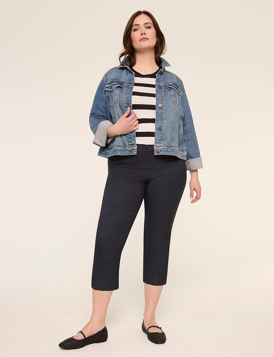 3/4 Puff Sleeve Baseball Tee Product Image 3