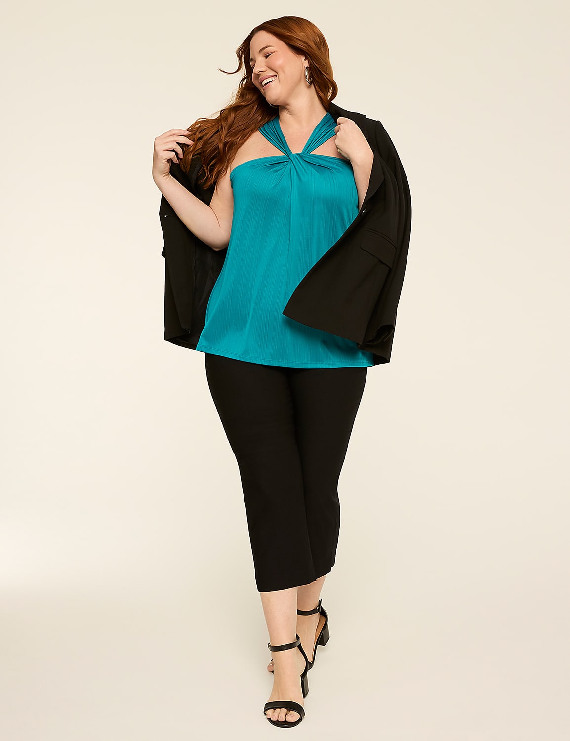 Twisted Halter-Neck Top Product Image 3
