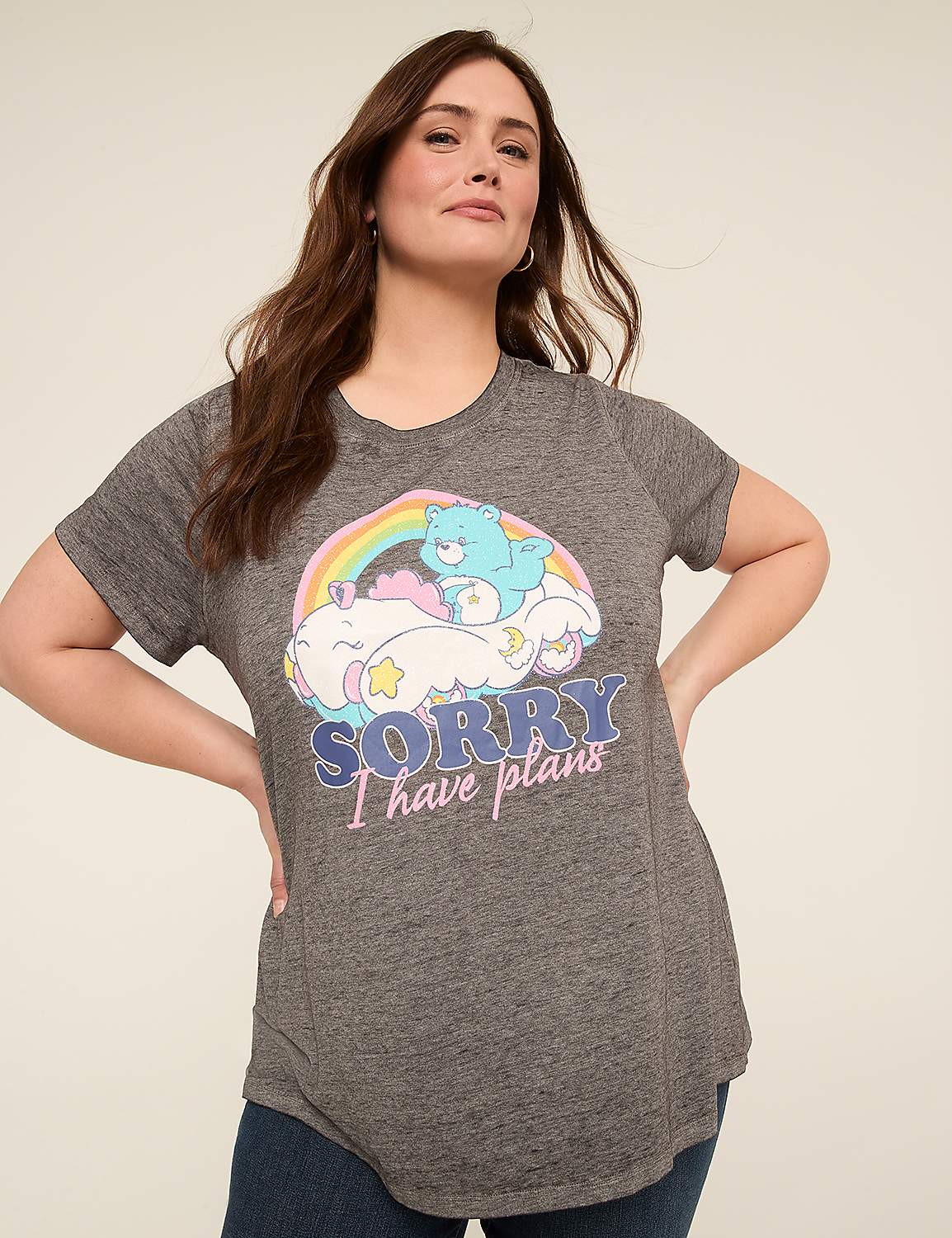 Short-Sleeve Care Bear Graphic Tee Product Image 1