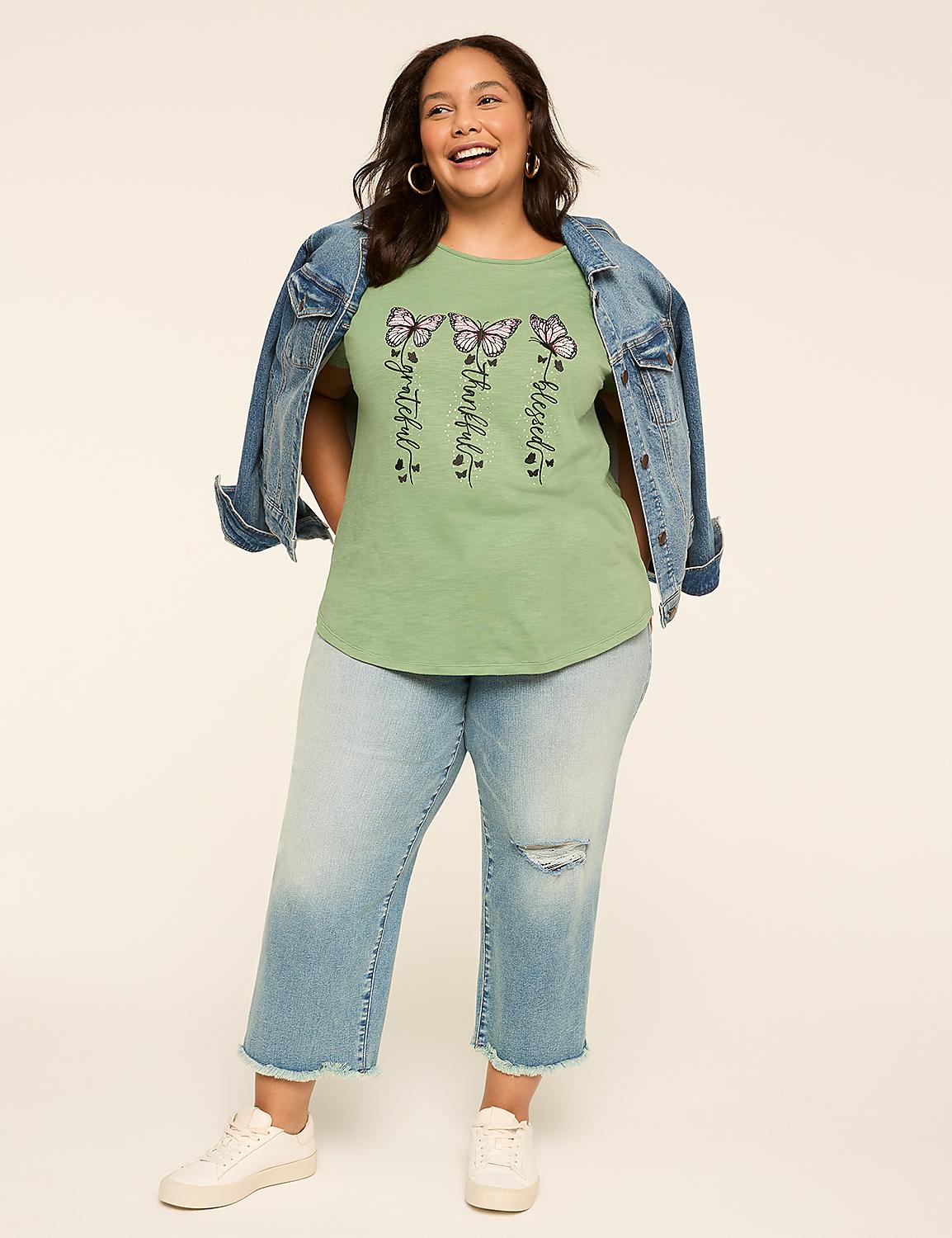 Grateful, Thankful & Blessed Graphic Tee Product Image 3