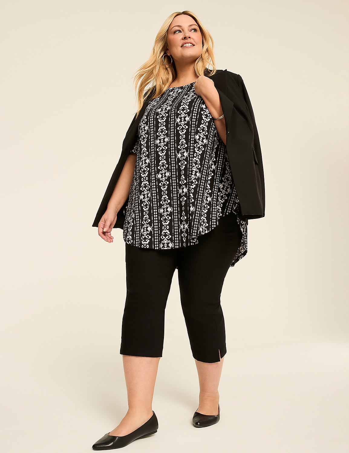 Perfect Sleeve Swing Boatneck Tee Product Image 3