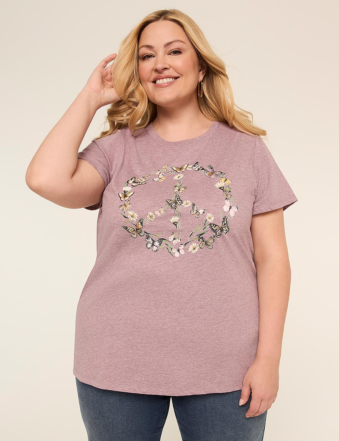 Butterfly Peace Graphic Tee Product Image 1