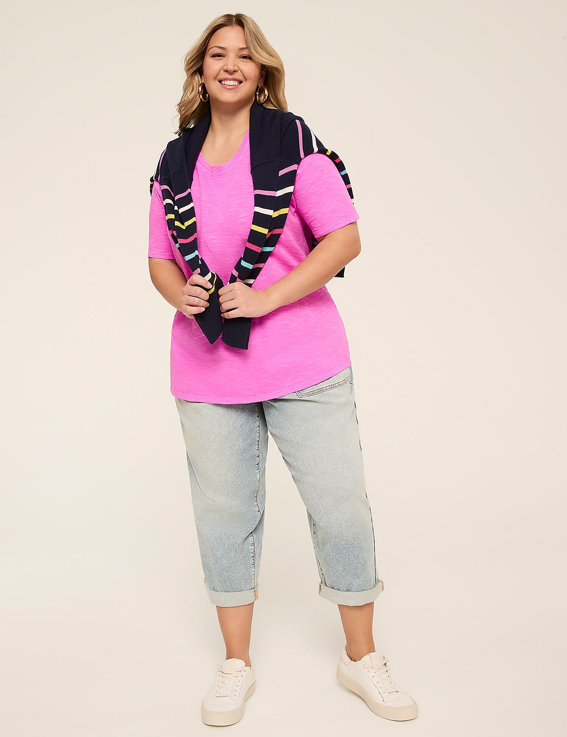 Perfect Sleeve Crew-Neck Tee Product Image 3