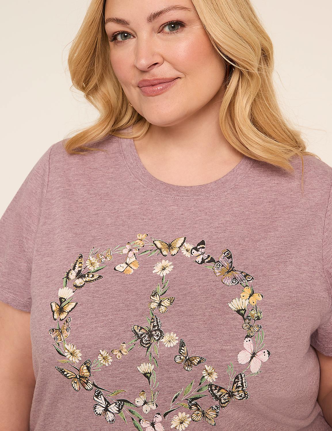 Butterfly Peace Graphic Tee Product Image 4