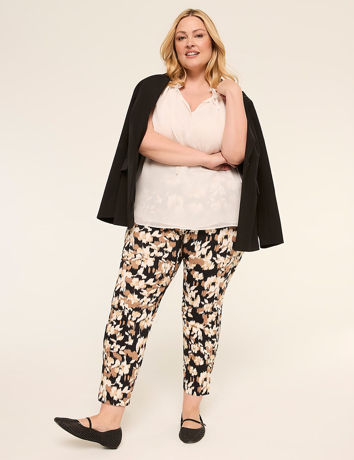 Sleeveless Split-Neck Popover Top Product Image 3