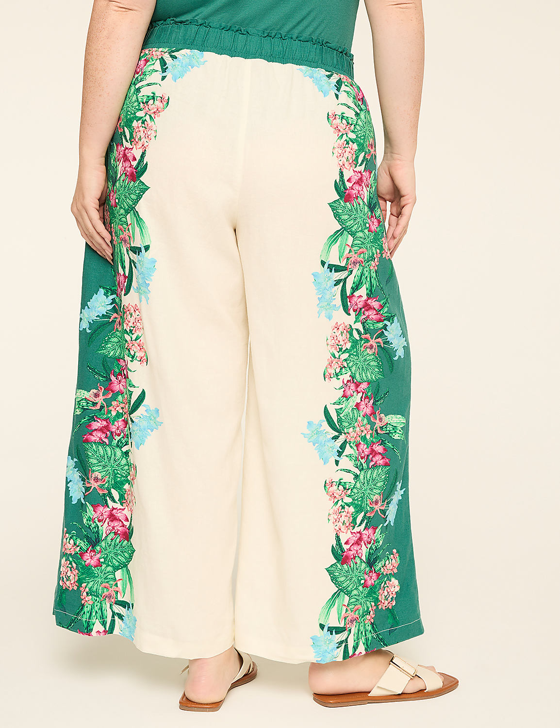 Wide Leg Paper Bag Waist Pant Product Image 2