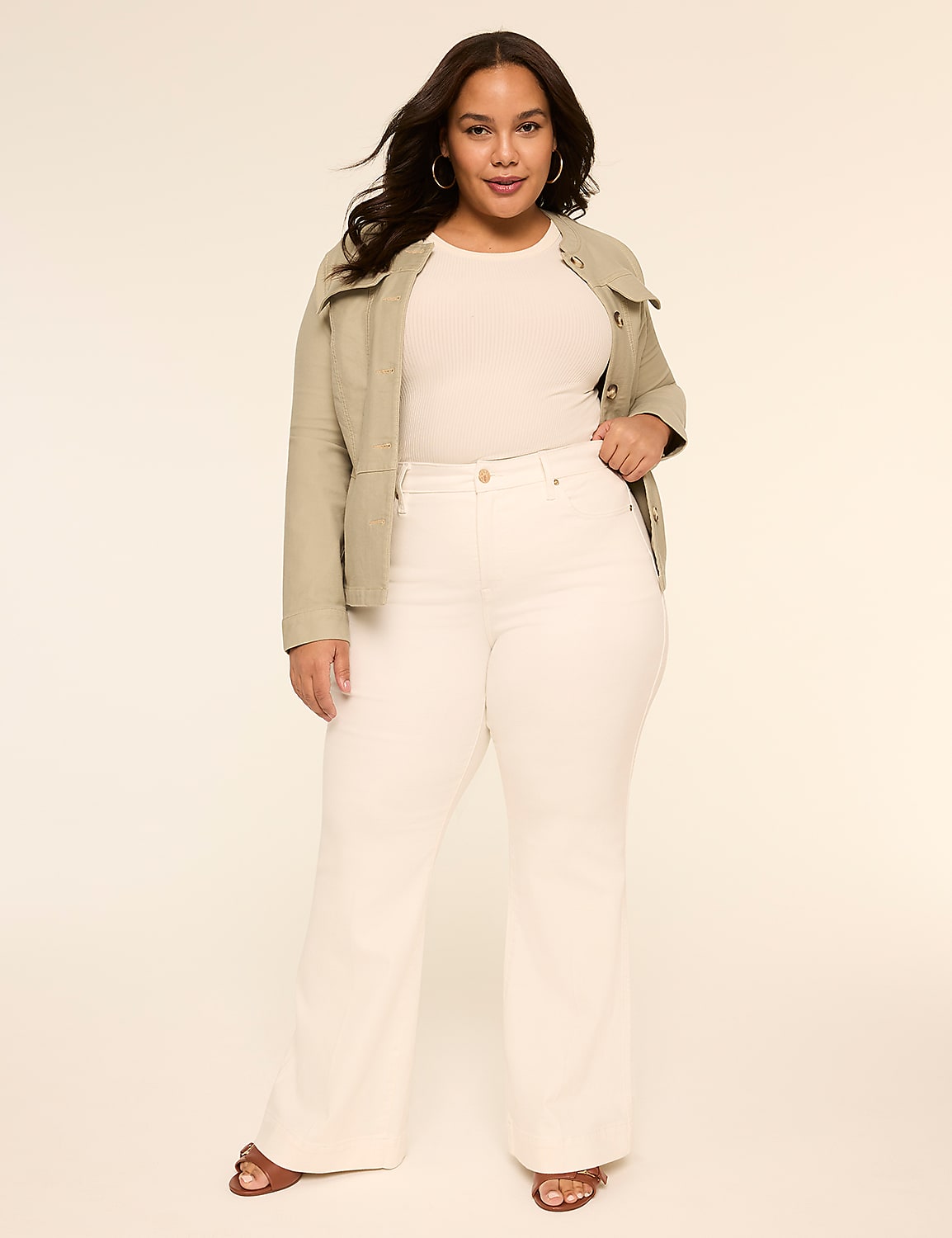 No-Gap Curvy Fit Flare Jean Product Image 3