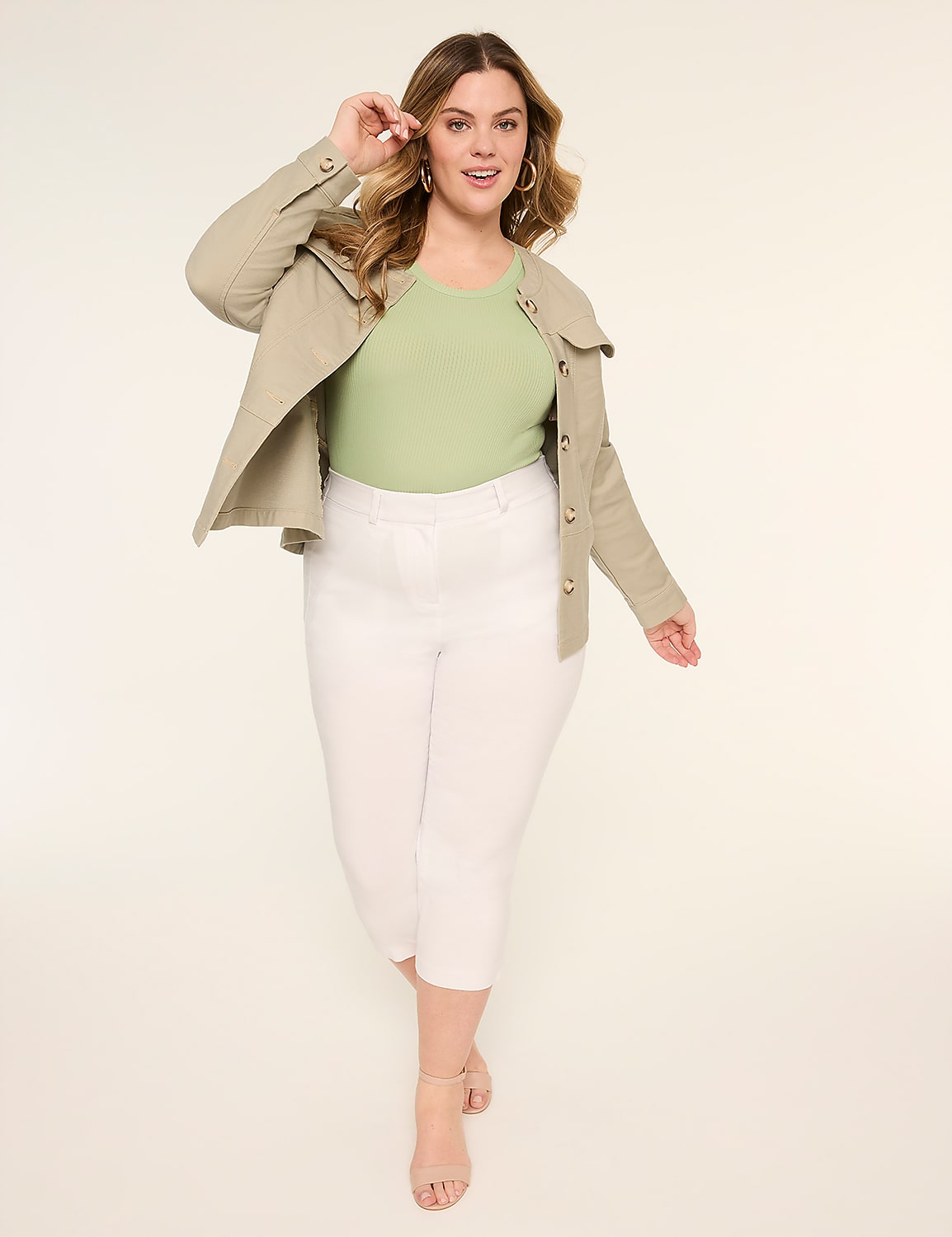 High-Neck Rib Tank Product Image 4