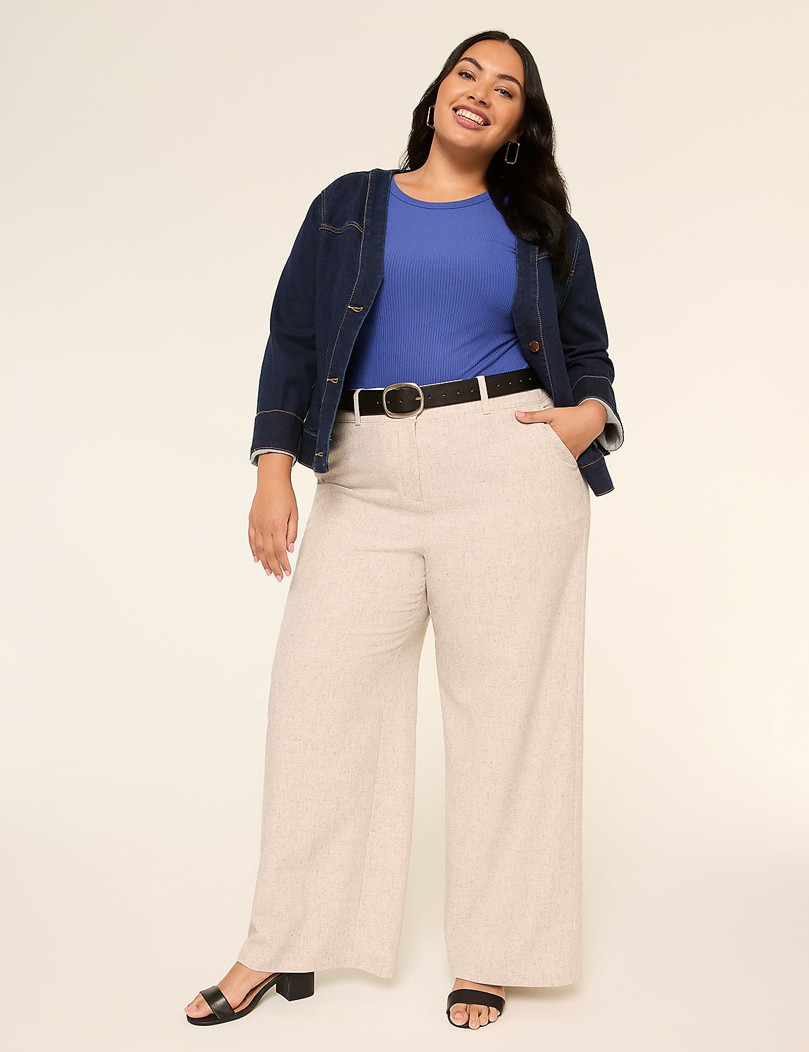 High-Neck Rib Tank Product Image 4