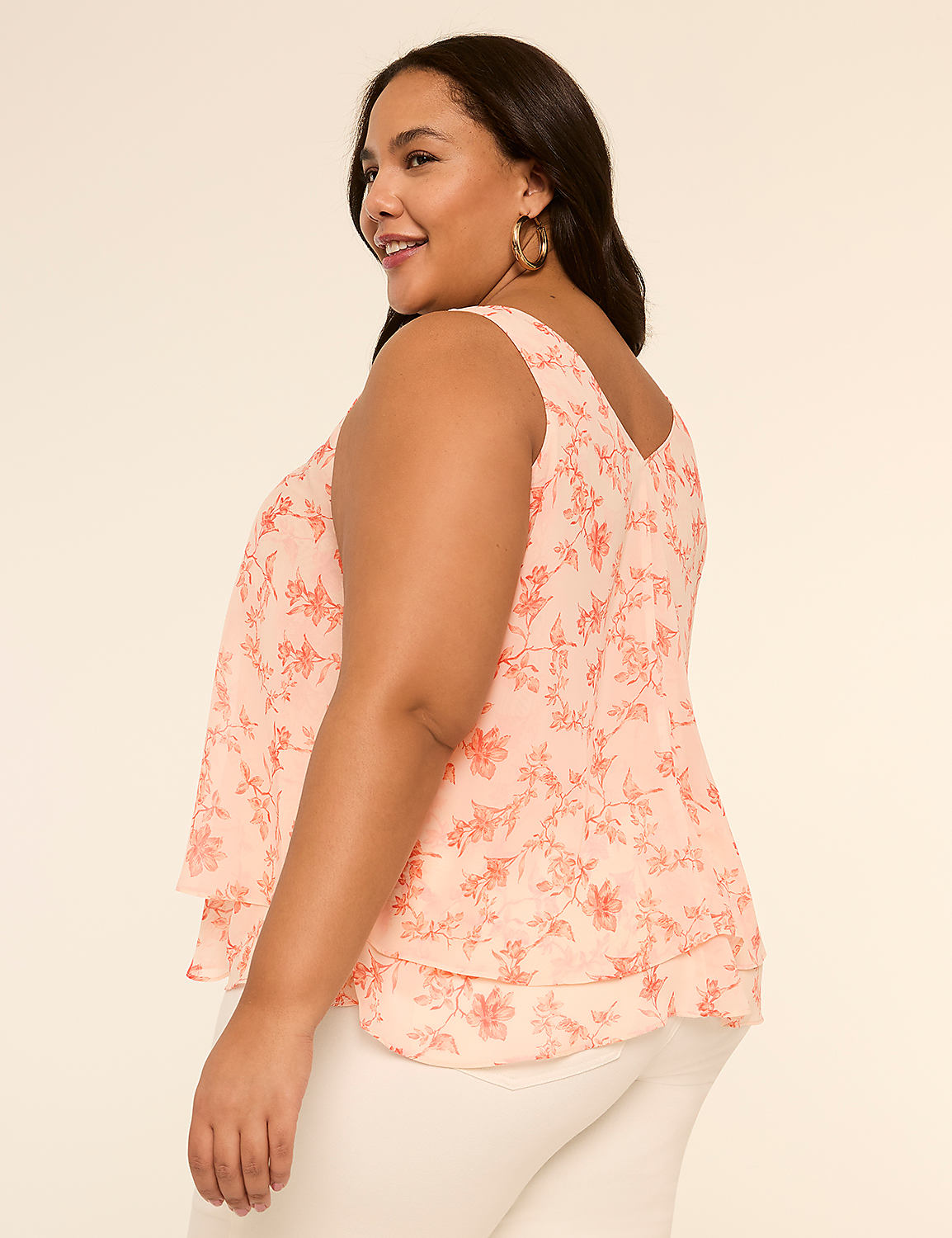 Swing Double-Layer Chiffon Tank Product Image 2