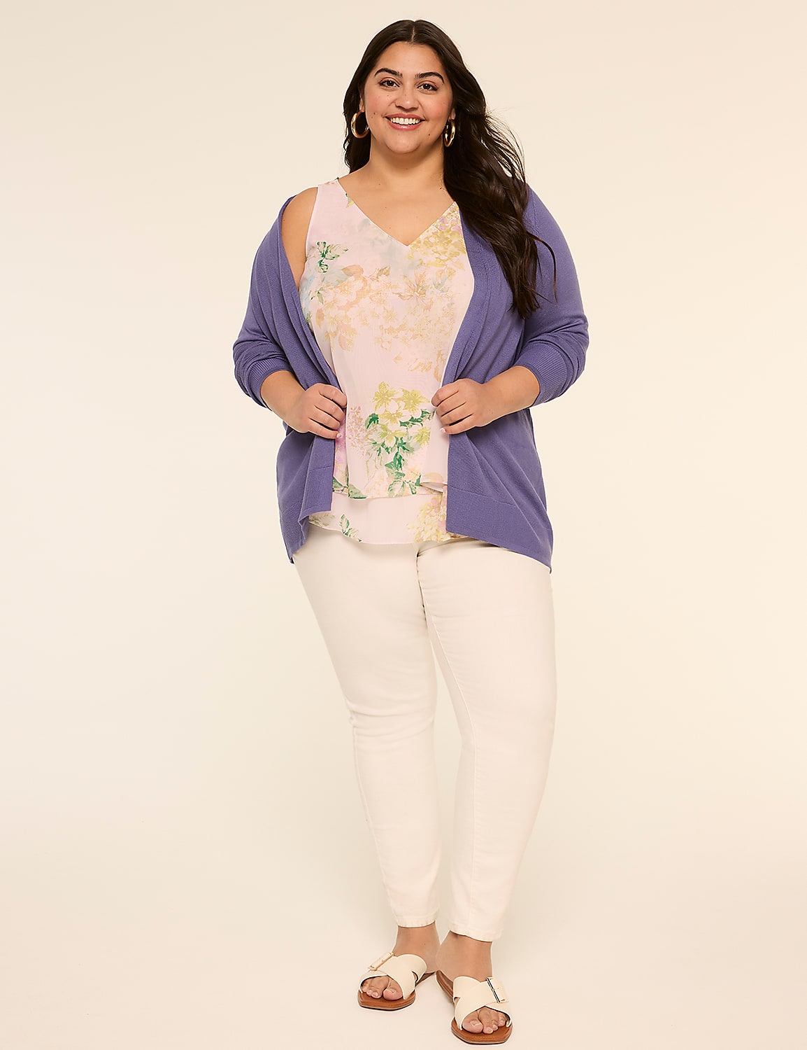 Swing Double-Layer Chiffon Tank Product Image 3