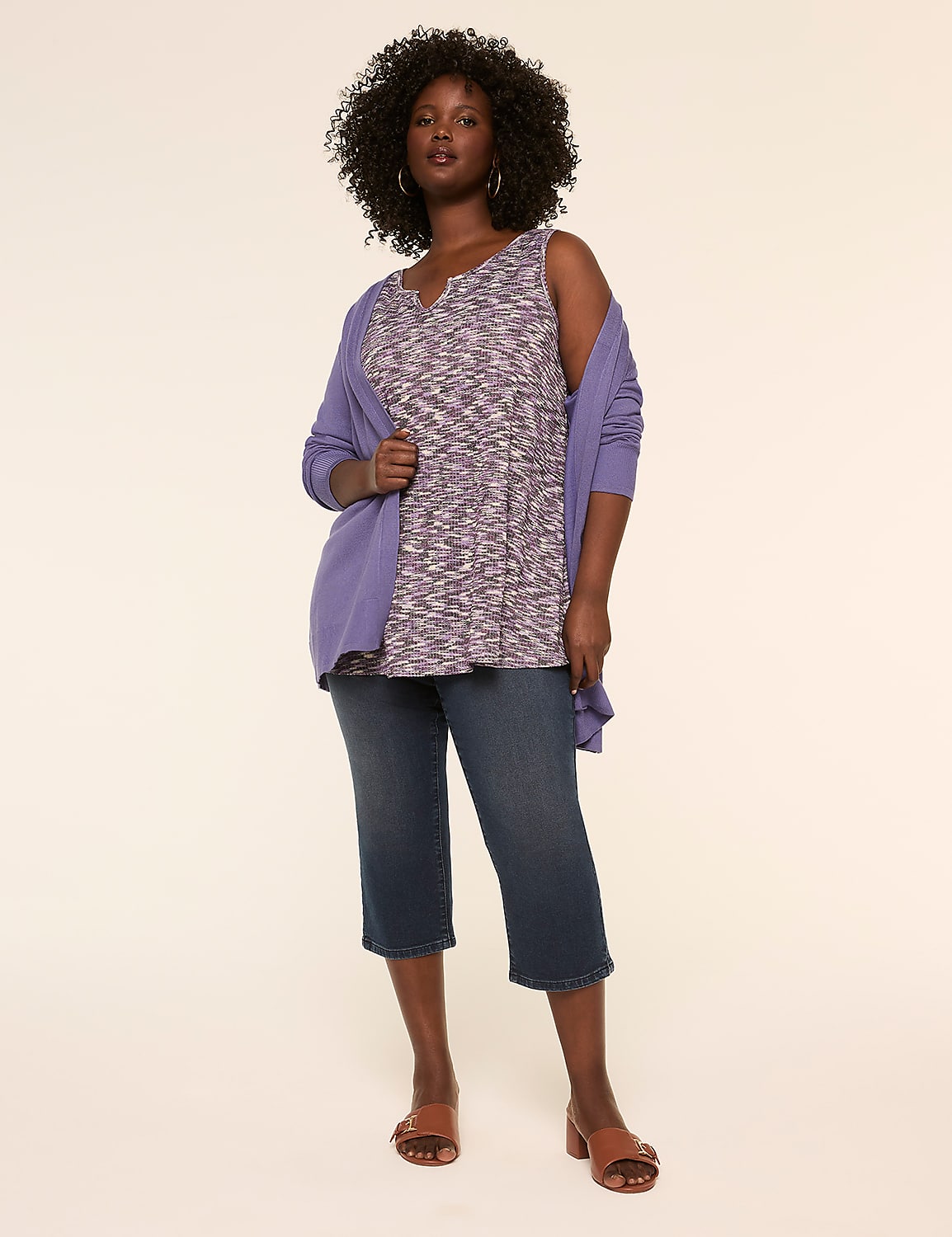 Modern Long-Sleeve Open-Front Cardigan Product Image 3