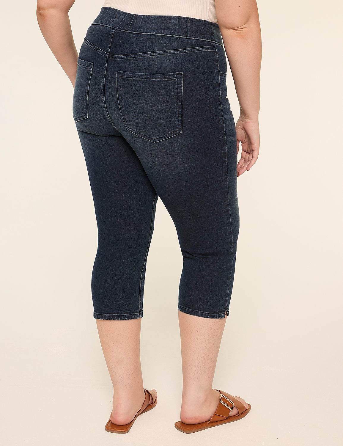 Pull-On High-Rise Pedal Jegging Product Image 2