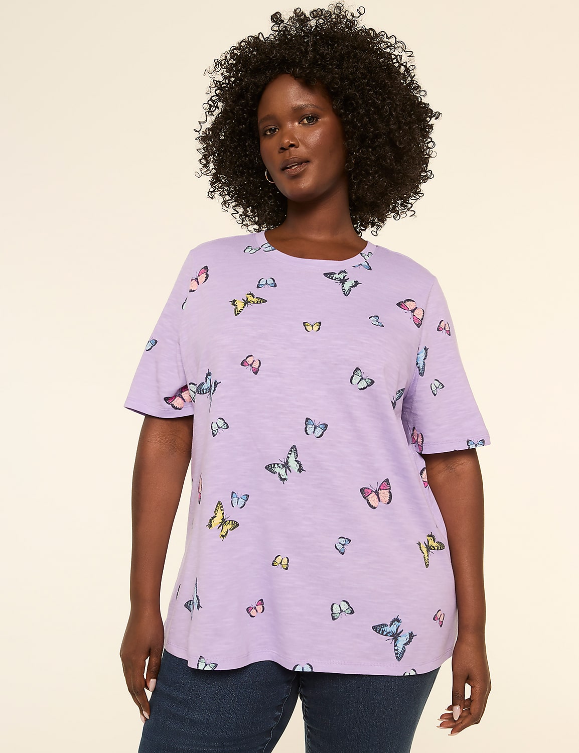 Perfect Sleeve Crew-Neck Tee Product Image 1