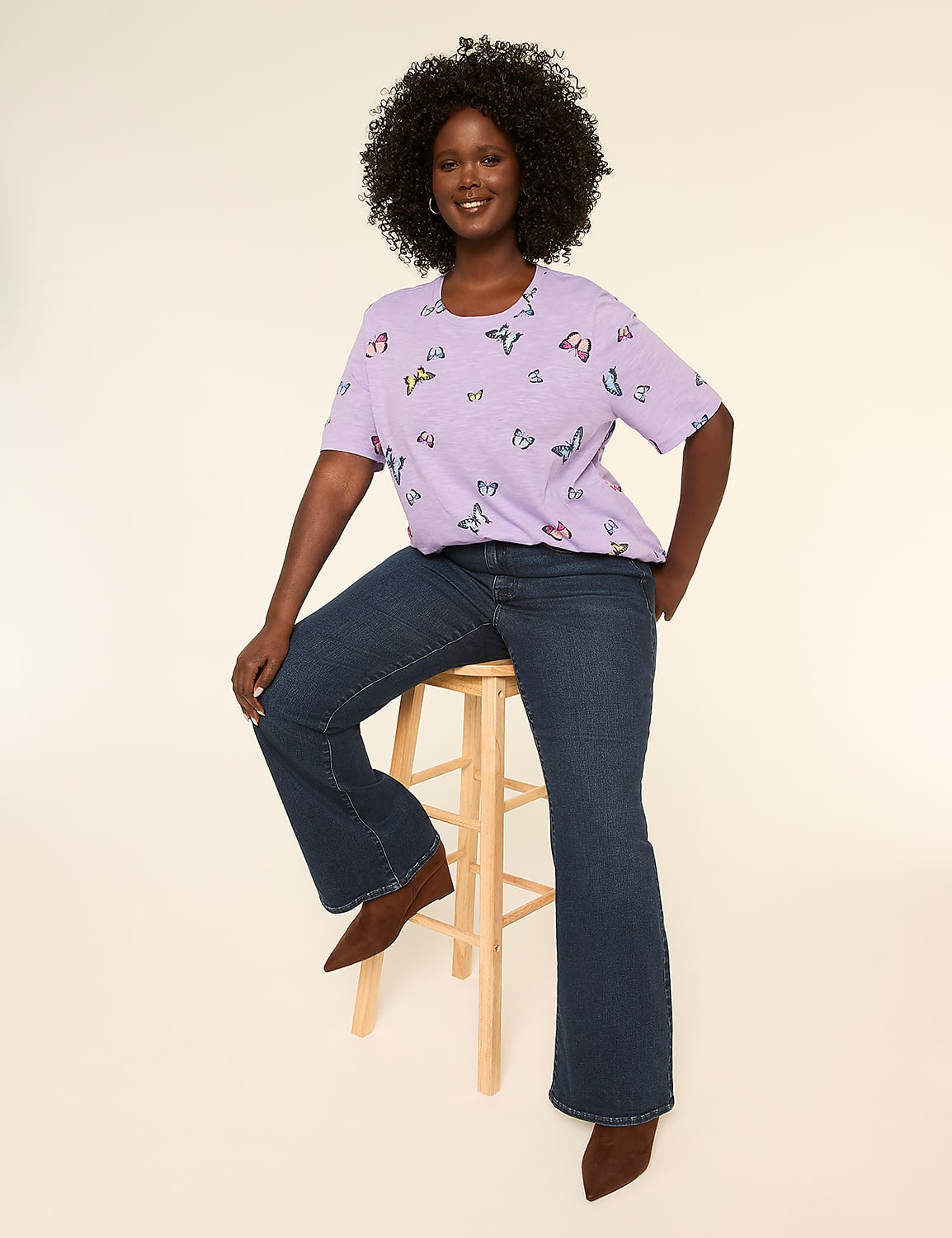 Perfect Sleeve Crew-Neck Tee Product Image 3