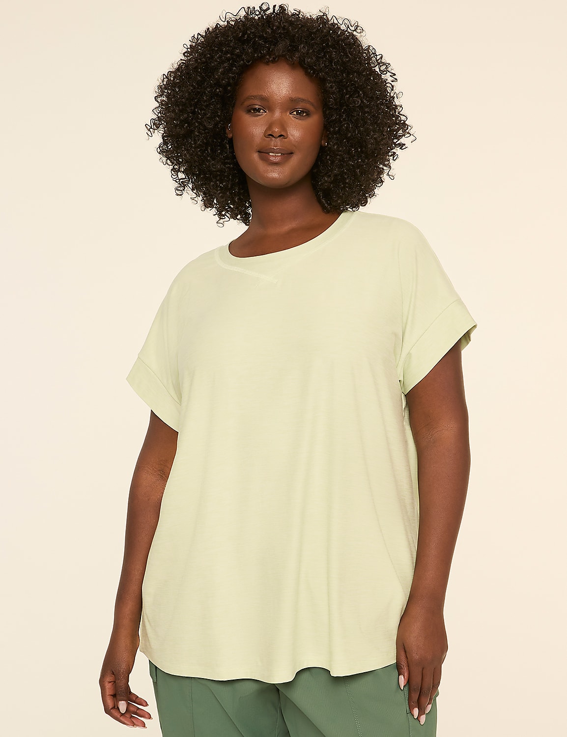 LIVI Soft Short-Sleeve Recycled Tee Product Image 1