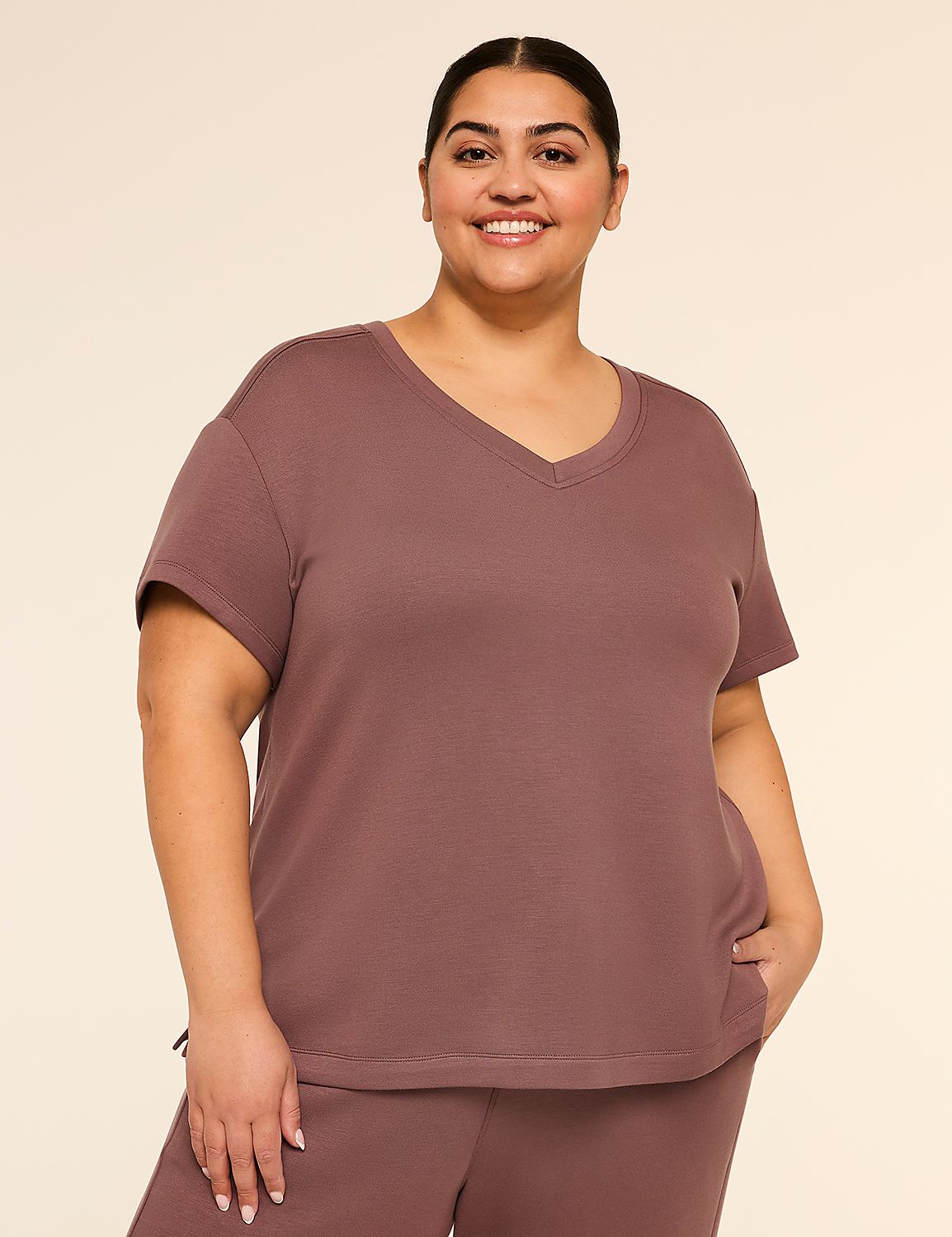 LIVI Journey V-Neck Top Product Image 1