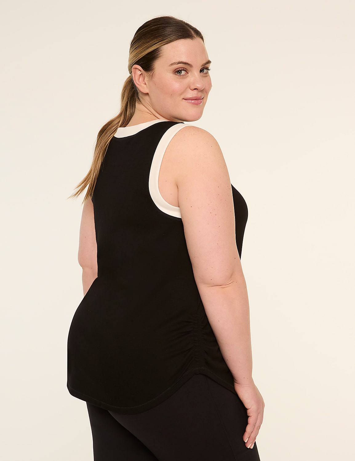 LIVI Journey Side-Ruched Tank Product Image 2