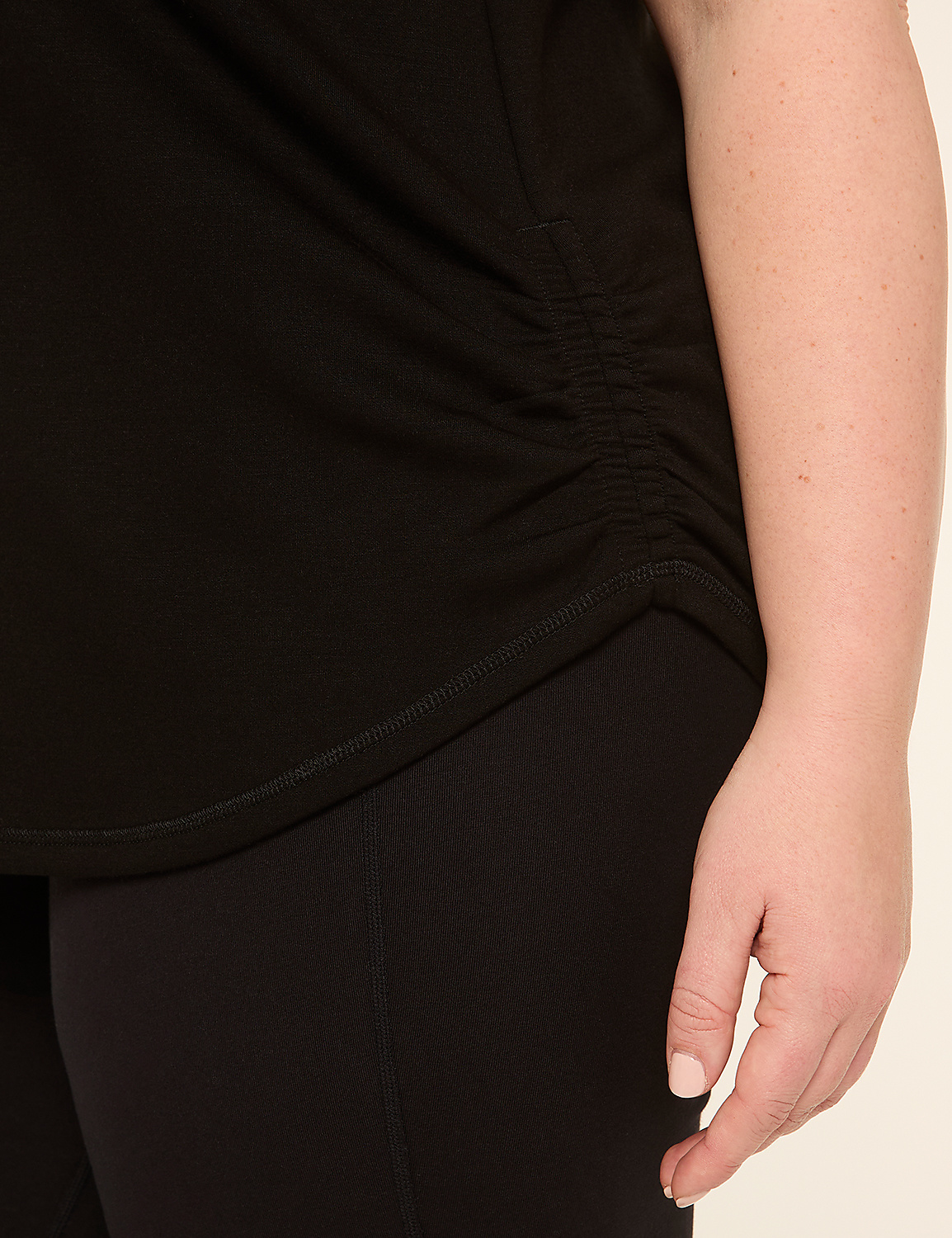 LIVI Journey Side-Ruched Tank Product Image 4