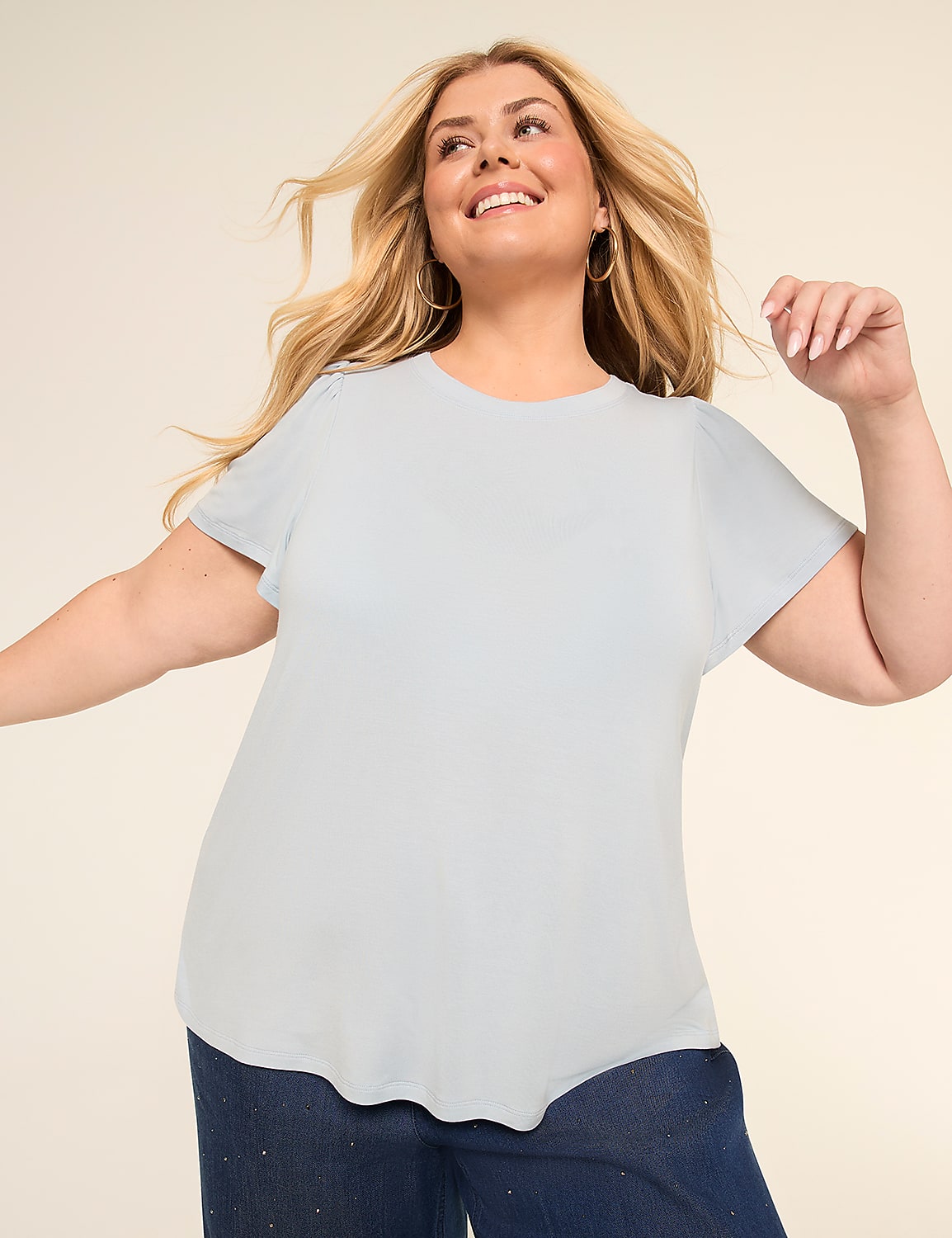 DreamFeel Short-Sleeve Crew-Neck Tee Product Image 1