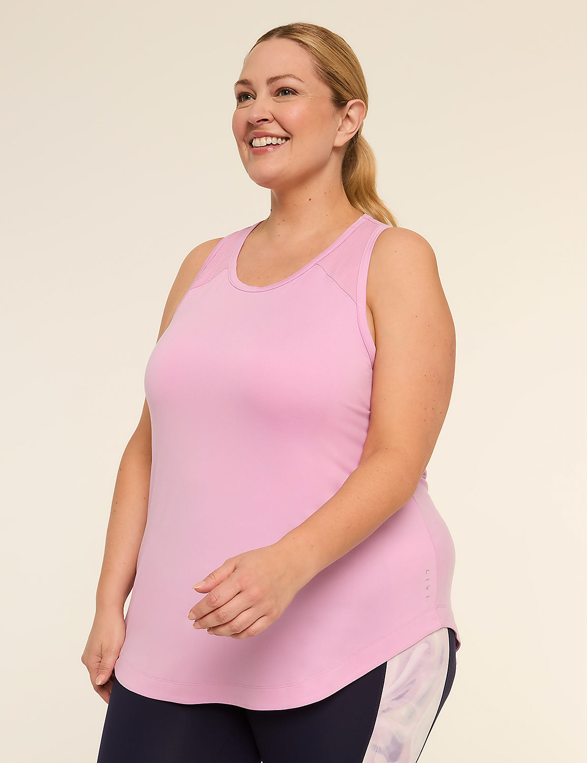 LIVI Soft Mixed-Rib Tank Product Image 1