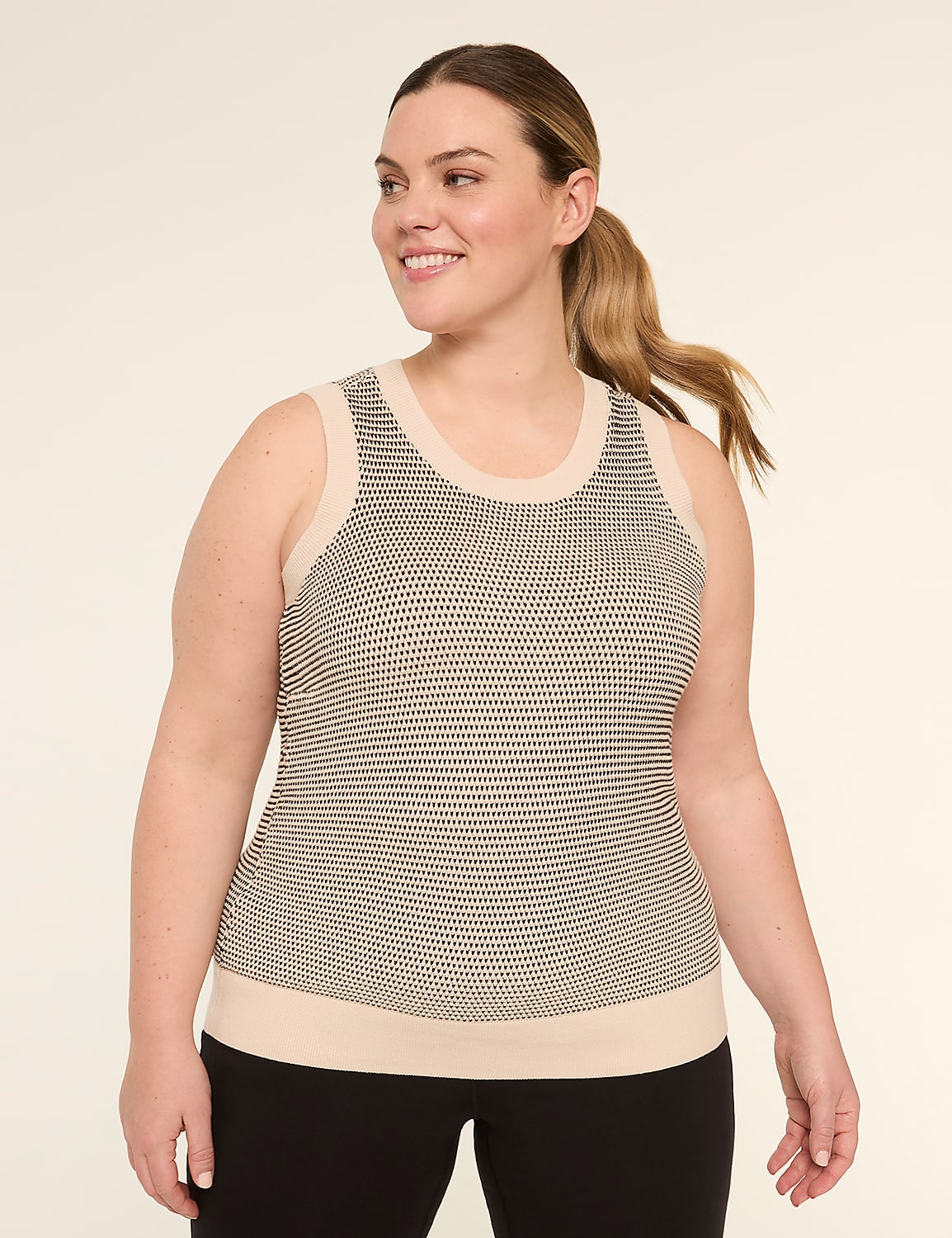 LIVI Textured Sweater Tank Product Image 1