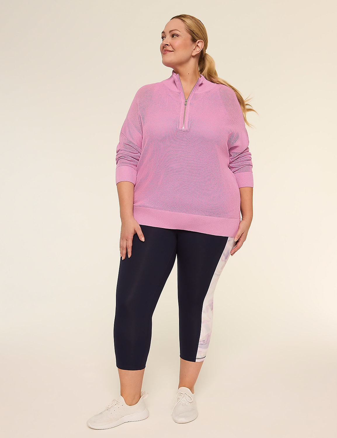 LIVI Half-Zip Sweater Pullover Product Image 3