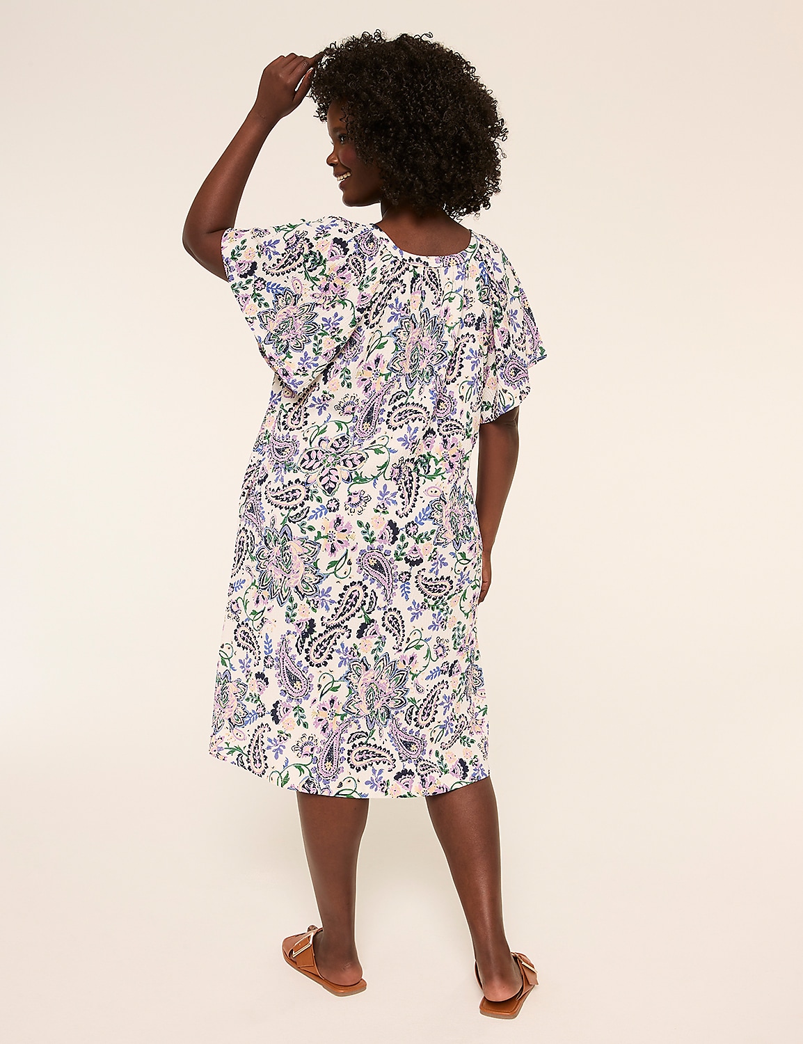 Notch-Neck Short Dress Product Image 2