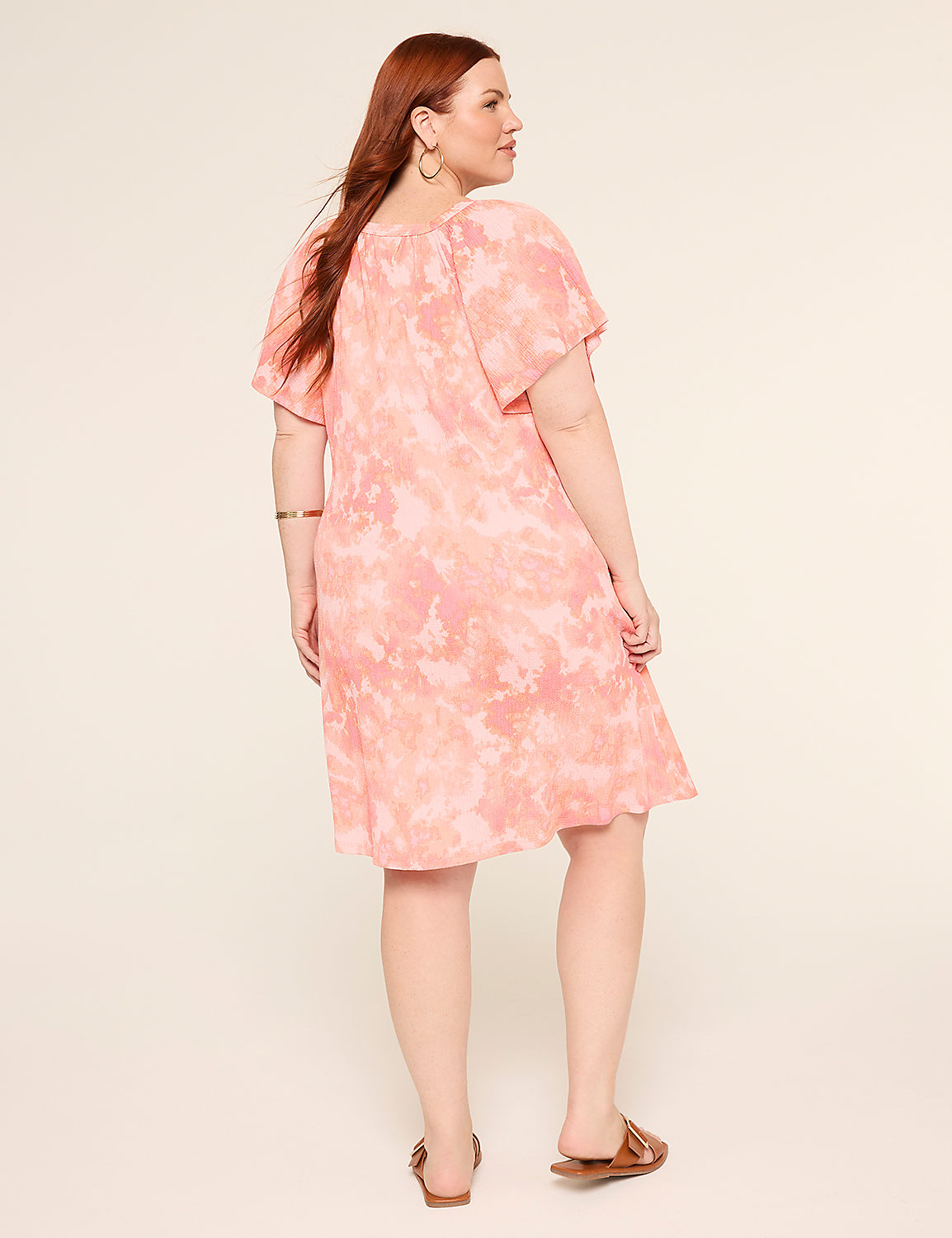 Notch-Neck Short Dress Product Image 2