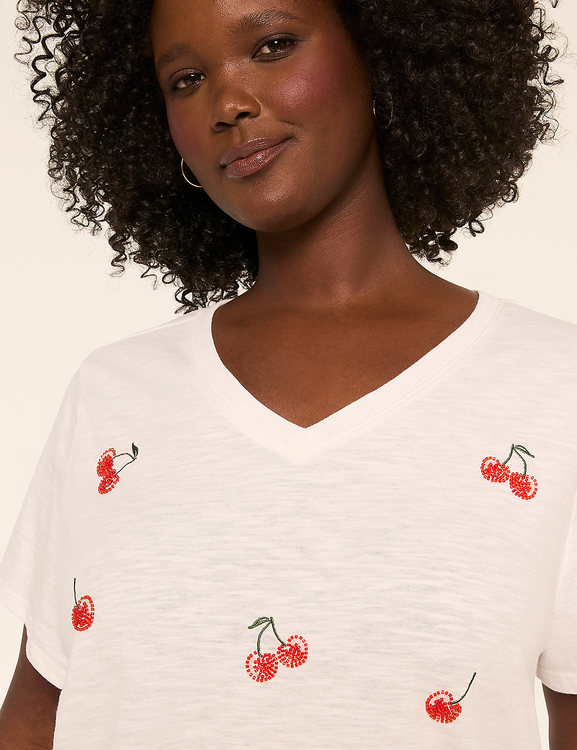 Cherries Graphic Tee Product Image 4
