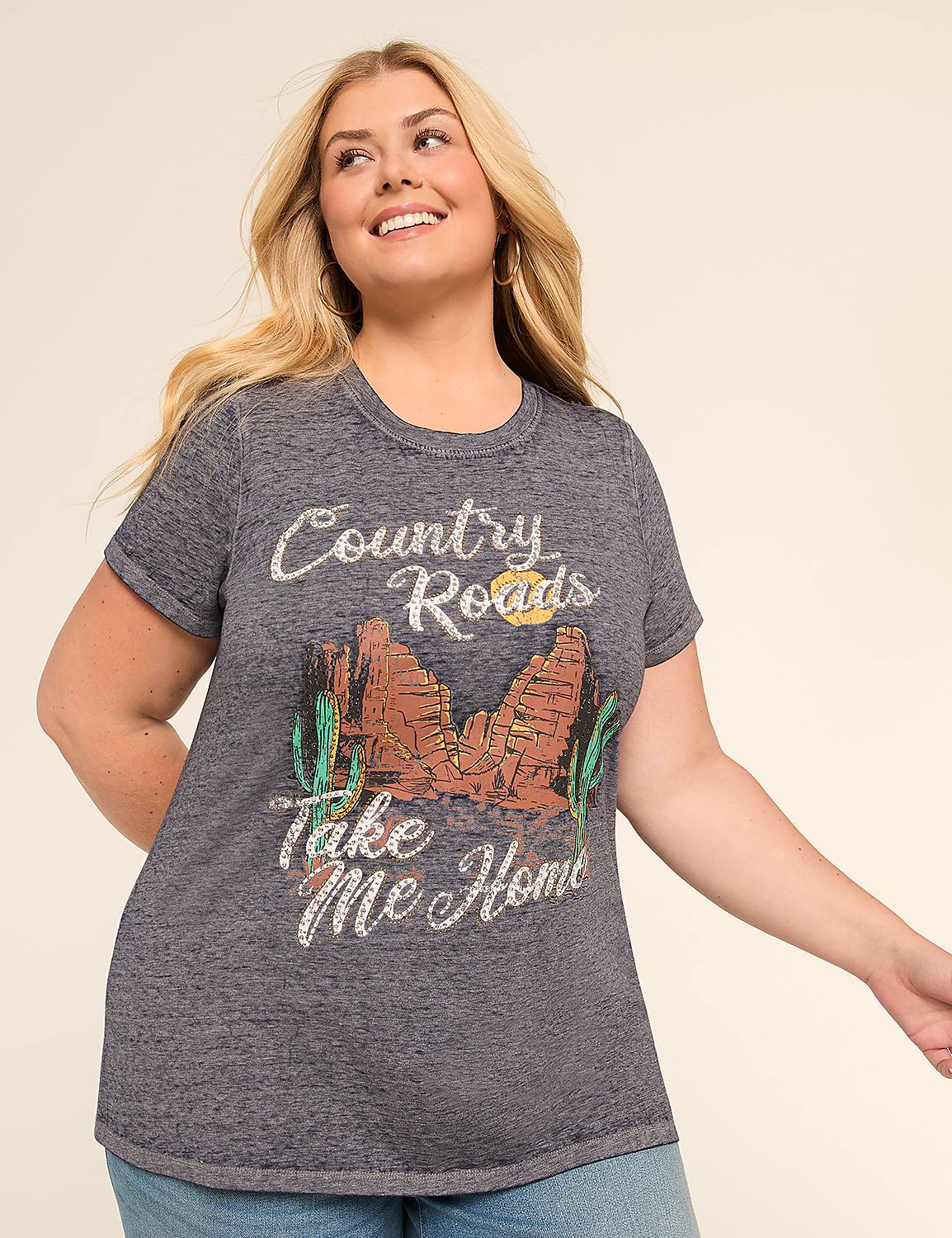 Country Roads Graphic Tee Product Image 1