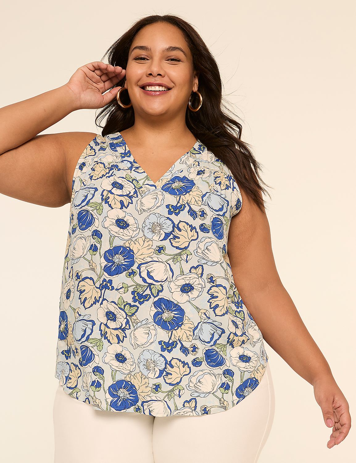 V-Neck Tank Product Image 1