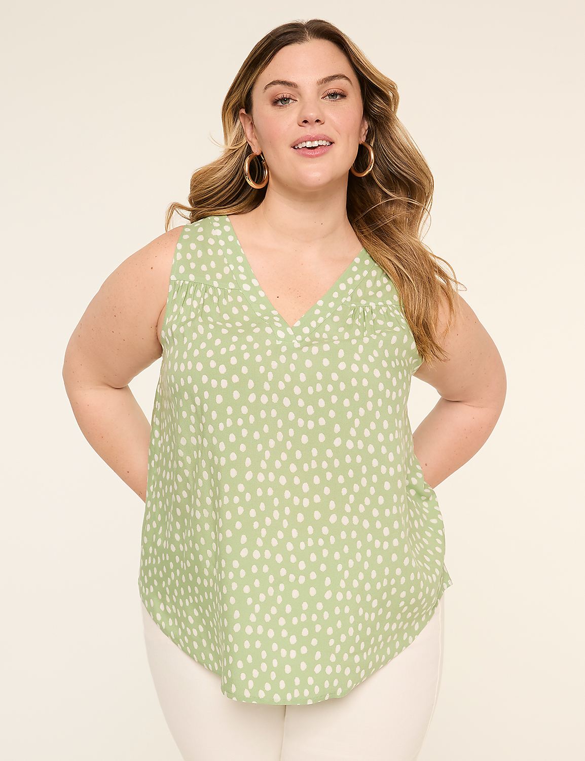 V-Neck Tank Product Image 1