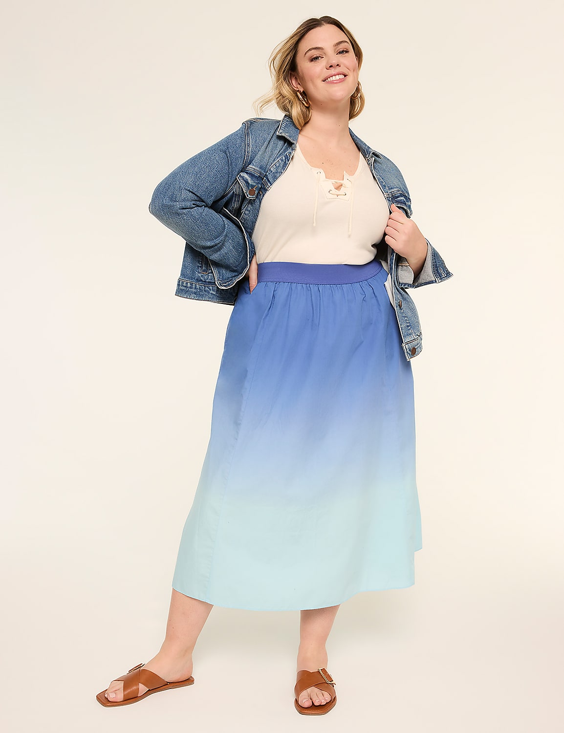 Ombre Maxi Skirt Product Image 3